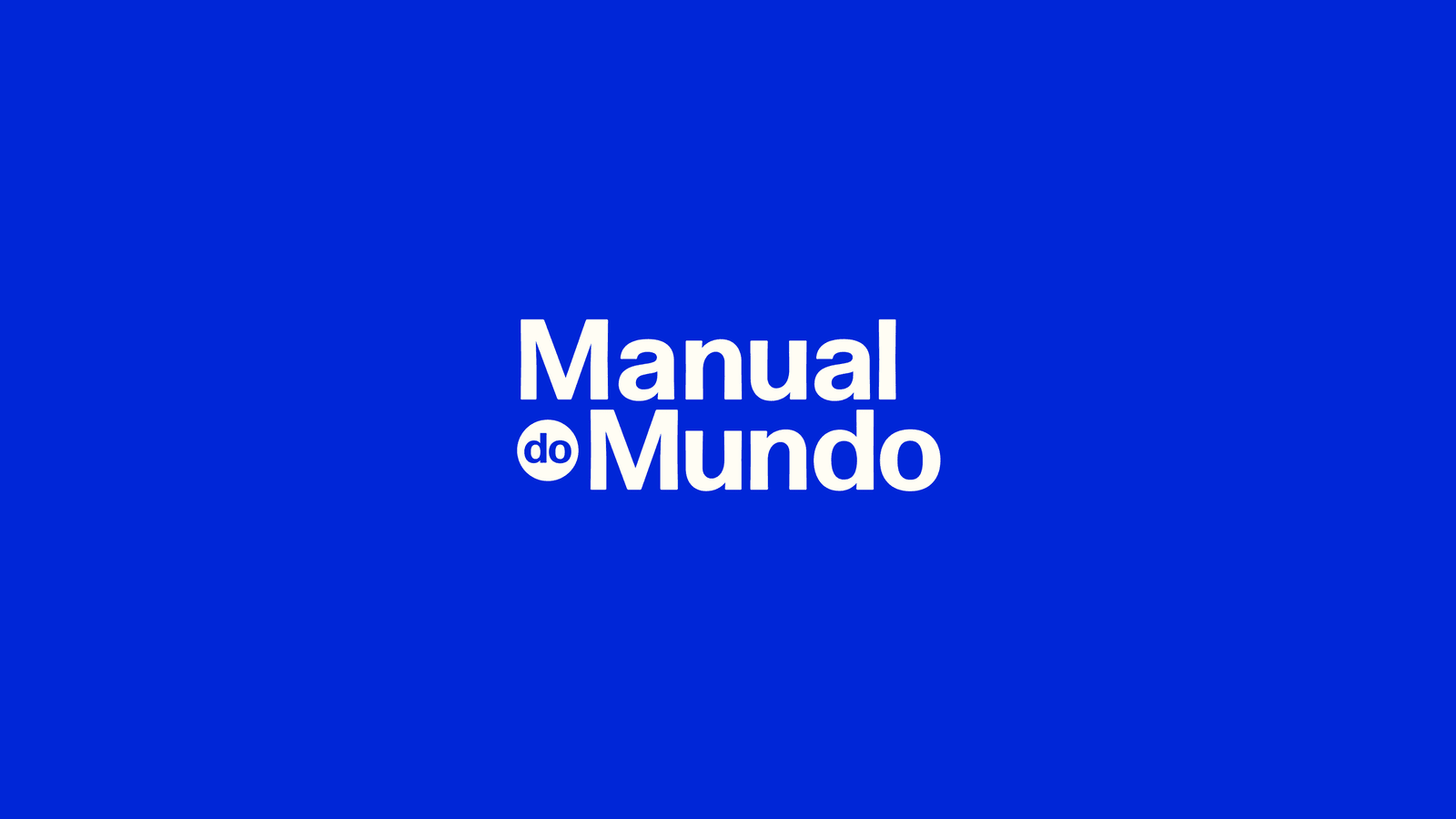 Manual do Mundo